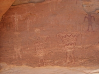 Pictographs in Grand Gulch